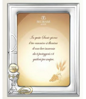 MARCO FOTOS PLATA COMUNION CALIZ ESPIGA