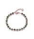 PULSERA DE ACERO Y PIEDRAS MALAQUITA