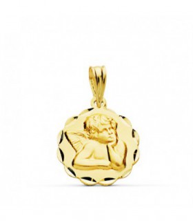 MEDALLA ÁNGEL DE LA GUARDA ARCOS ORO