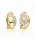 PENDIENTES PLATA CLIP DORADO