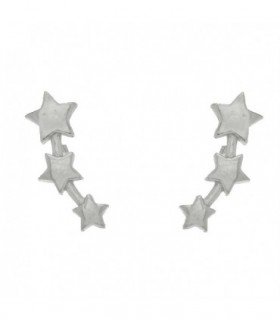 PENDIENTES PLATA ESTRELLA TREPADOR APLAS