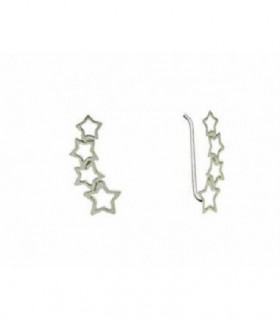 PENDIENTE PLATA TREPADOR ESTRELLA
