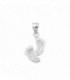 COLGANTE PLATA RODIO CIRCONITA