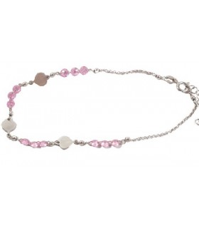 PULSERAS DE PLATA TOBILLERAS PIEDRAS