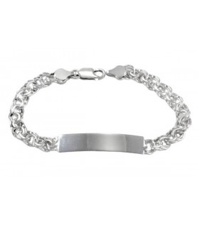 PULSERA DE PLATA HUNGARA MOSQUETON