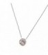 GARGANTILLA CON PIEDRA PLATA CHATON REDO