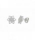 PLATA PENDIENTES ESTRELLAS CIRCOS RODIO