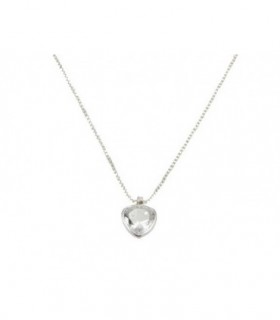 GARGANTILLA CON PIEDRA PLATA CORAZON