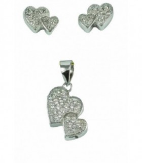 JUEGOS DE PLATA COMPLETOS CORAZON