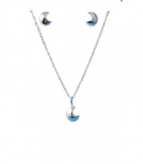 JUEGO DE PLATA EST LUN SOL COR FL TRE