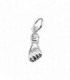 COLGANTE PUÑO PLATA 19MM