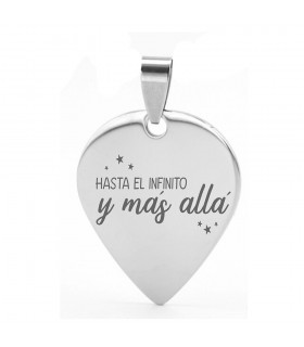 COLGANTE PÚA ACERO HASTA EL INFINITO Y MÁS ALLÁ