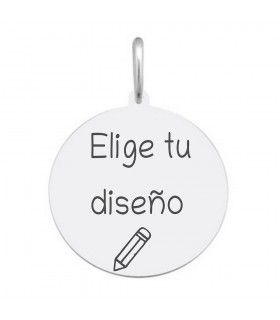 COLGANTE ACERO REDONDO ELIGE TU DISEÑO