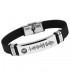 PULSERA SPOTIFY CUERO Y ACERO DETALLE