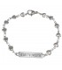 PULSERA COORDENADAS CORAZONES ACERO