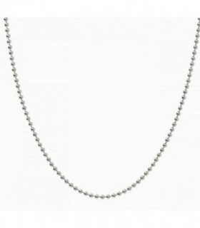 CADENA BOLAS 50CM 1,5MM PLATA