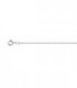 CADENA BARBADA 50CM 1,3MM PLATA