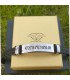PULSERA COORDENADAS ACERO Y CUERO TRENZADA DOBLE