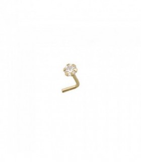 PIERCING ORO CIRCONITA 2MM