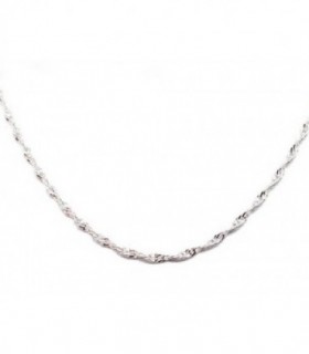 CADENA SINGAPUR PLATA 40CM